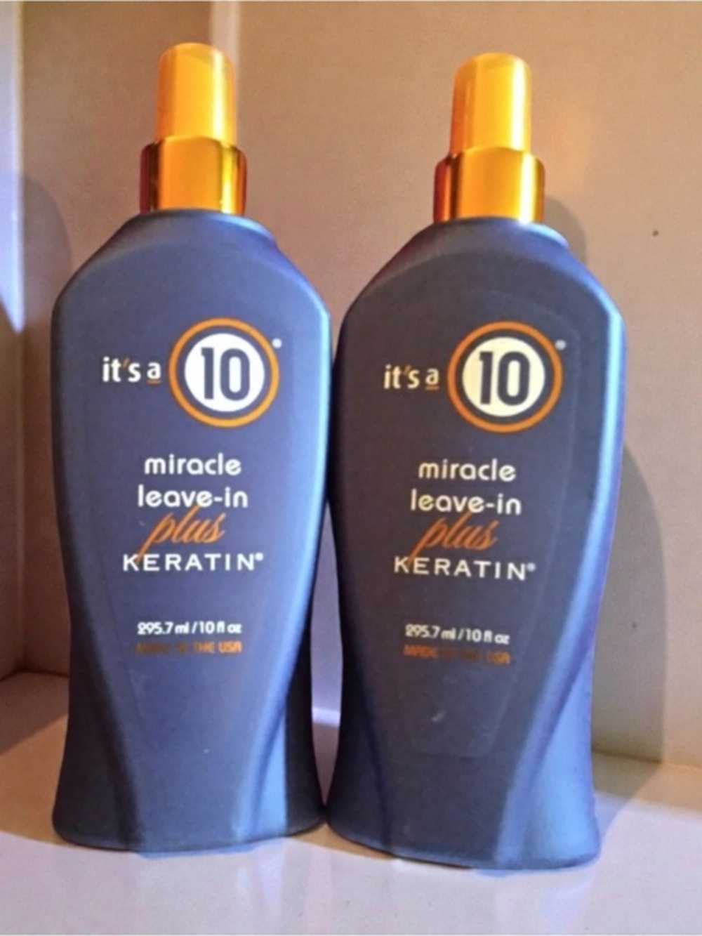 Two (2) it's a 10 Miracle Leave-In Product Plus Keratin – Brand New